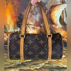 LOUIS VUITTON PAPILLON 19 HANDBAG PURSE MONOGRAM VINTAGE M51389 DU0043